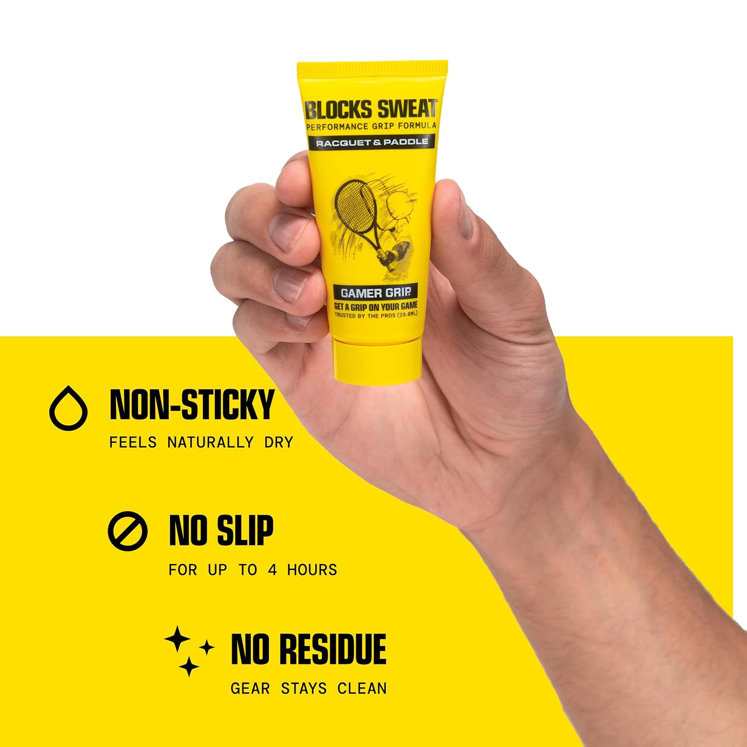 Gamer Grip Gaming Cream for Sweaty Hands | Chalk-Free Liquid Formula, Improve Performance, Control & Precision, Made in USA