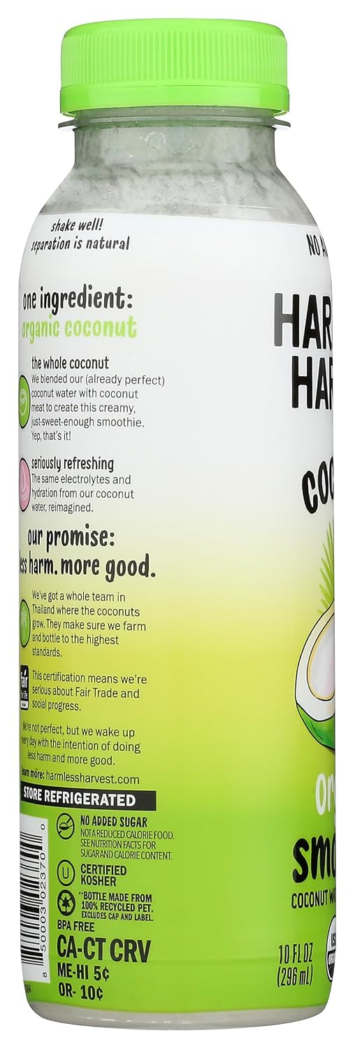 Harmless Harvest Organic Coconut Water, 32 Oz Bottle