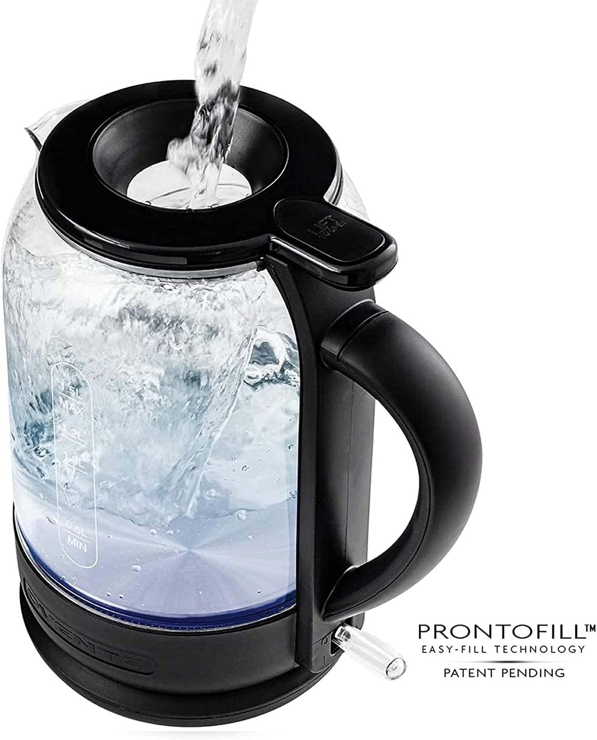 OVENTE Electric Coffee Grinder with One Touch Push-Button, White CG225W | 2.5oz Capacity, 150W Motor, Stainless Steel Blades for Uniform Grinding of Beans, Spices, Herb, Nuts & More, Safety Lock Lid