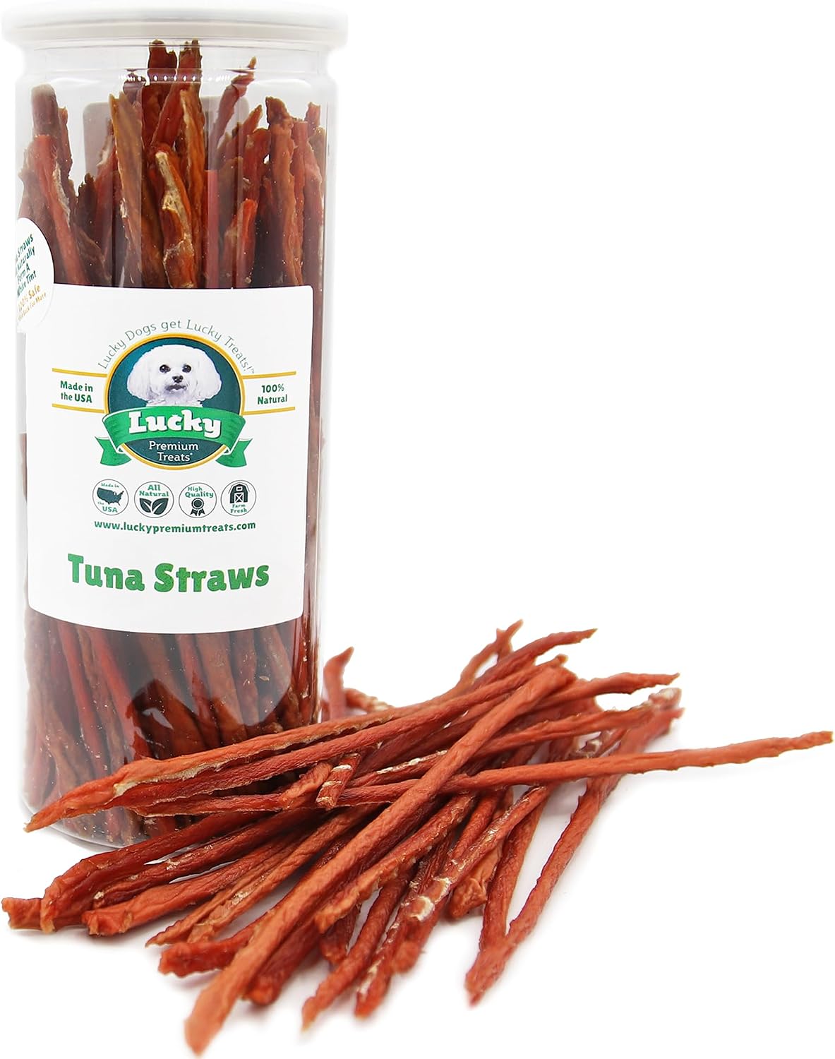 Chicken Jerky Straws Dog Treats – Chicken Sticks for Dogs Made and Sourced in The USA – Natural Single Ingredient Dehydrated Crunchy Treats for All Breeds – 28oz Bag