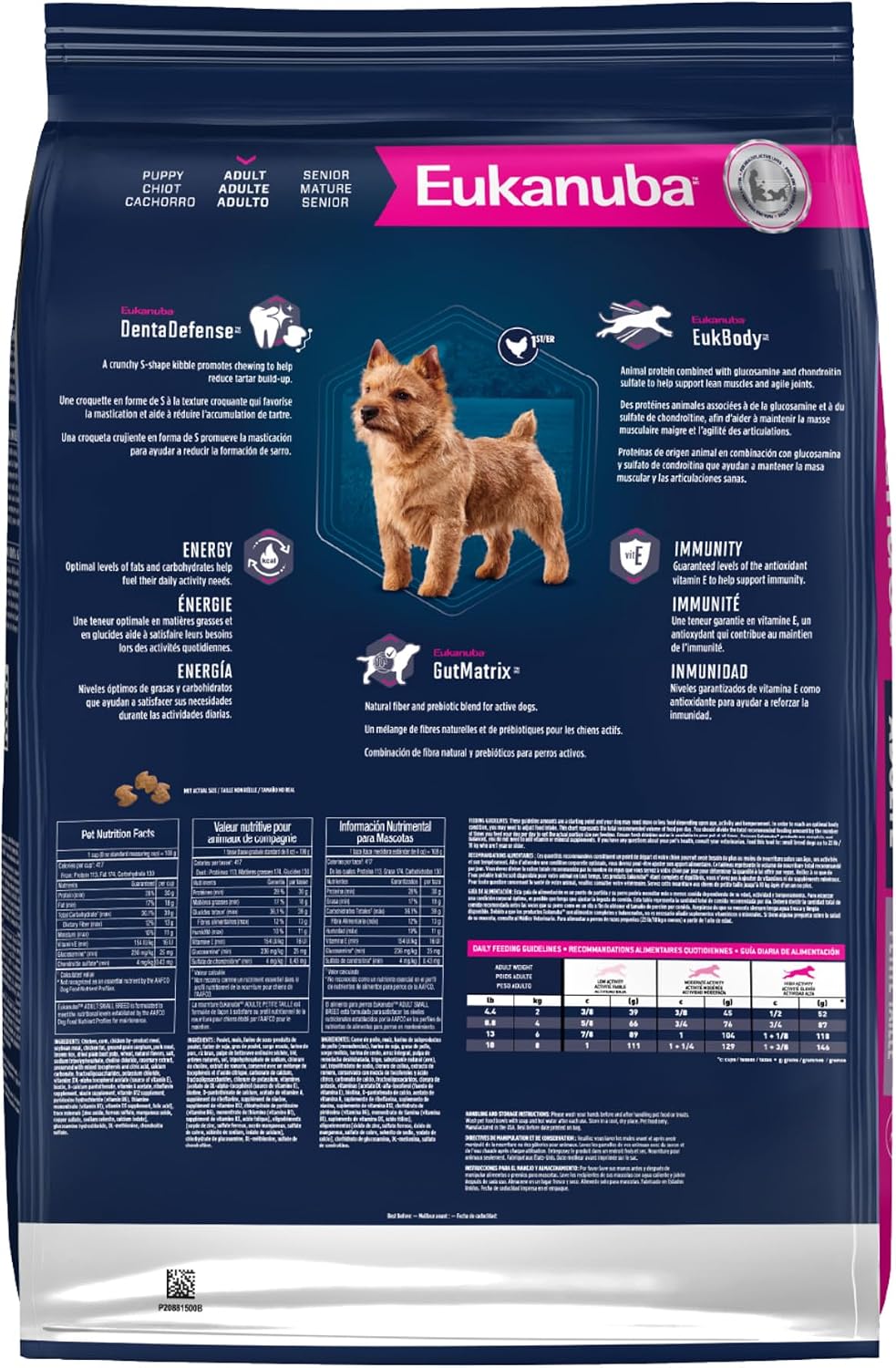 Eukanuba Adult Small Breed Dry Dog Food, 4.5 lb Bag