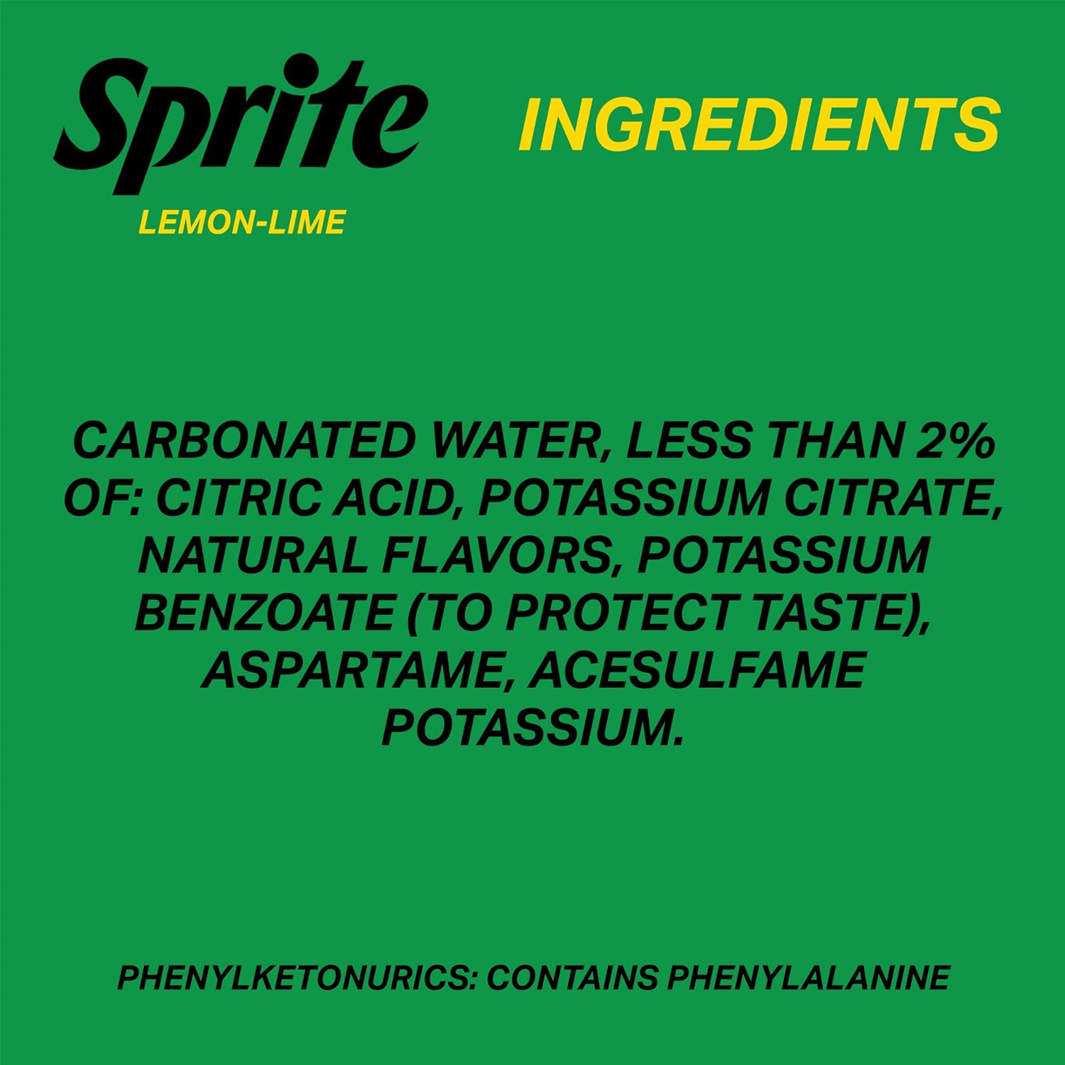 Sprite Lemon-Lime Caffeine-Free Soda Soft Drink Cans, 12 fl oz, 12 Pack | Fridge pack, naturally flavored soft drink, carbonated