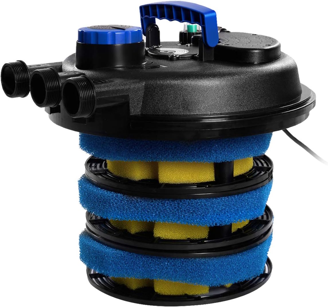 Goplus 2642 GPH Pond Filter for Outdoor Pond