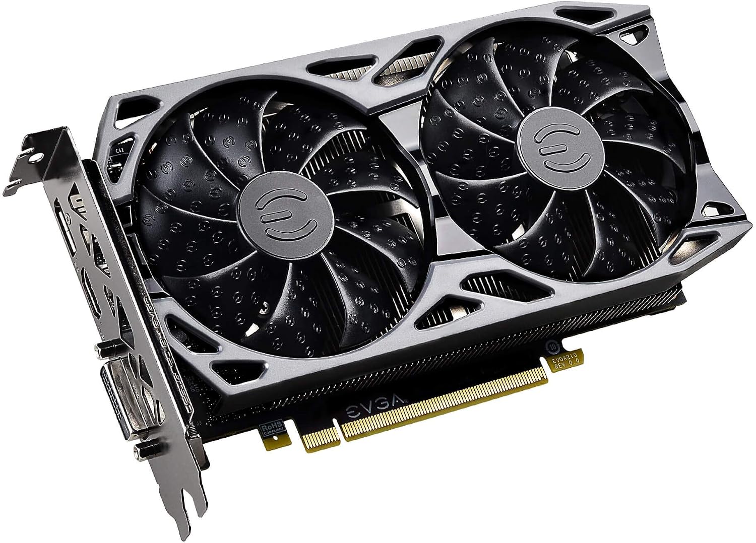 EVGA GeForce GTX 1650 Super SC Ultra Gaming, 4GB GDDR6, Dual Fan, Metal Backplate, 04G-P4-1357-KR
