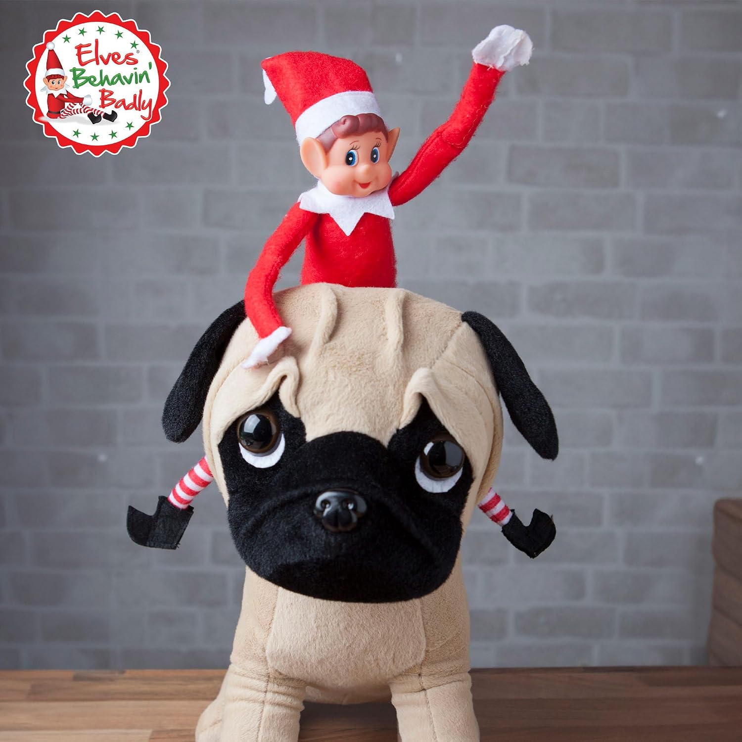 Christmas Elf Behaving Badly Plush Toy | Novelty Long Bendy Naughty Boy Christmas Elves Doll | 12 Inches