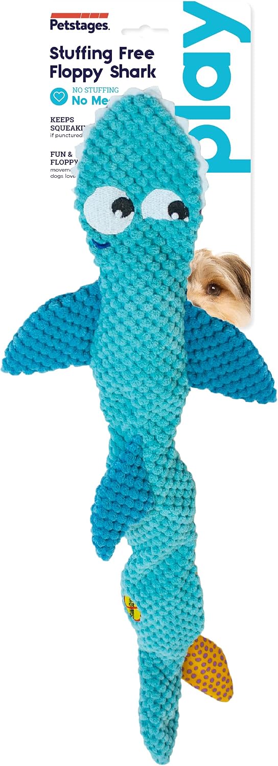 Petstages Stuffing-Free Lil' Squeak Monkey Plush Dog Toy, Small