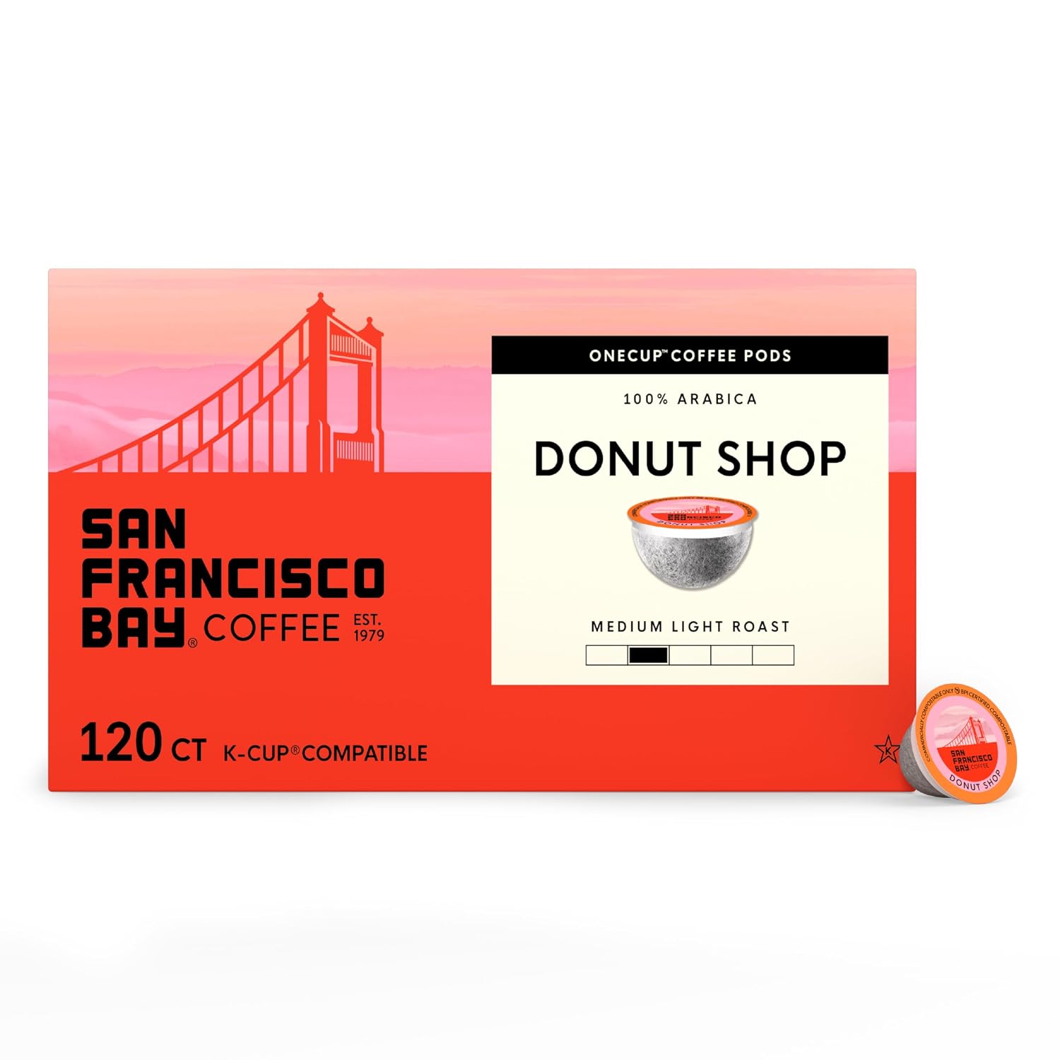 San Francisco Bay French Roast K-Cup Compatible Coffee Pods, 36 ct