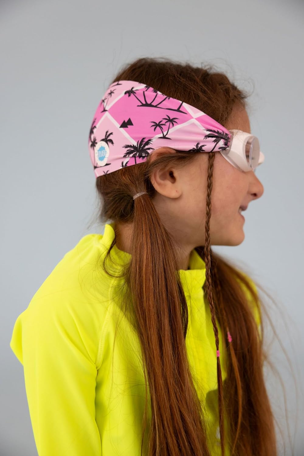 Splash Place SWIM GOGGLES with Fabric Strap - Adult & Kids Swim Goggles - PINKS & PURPLES