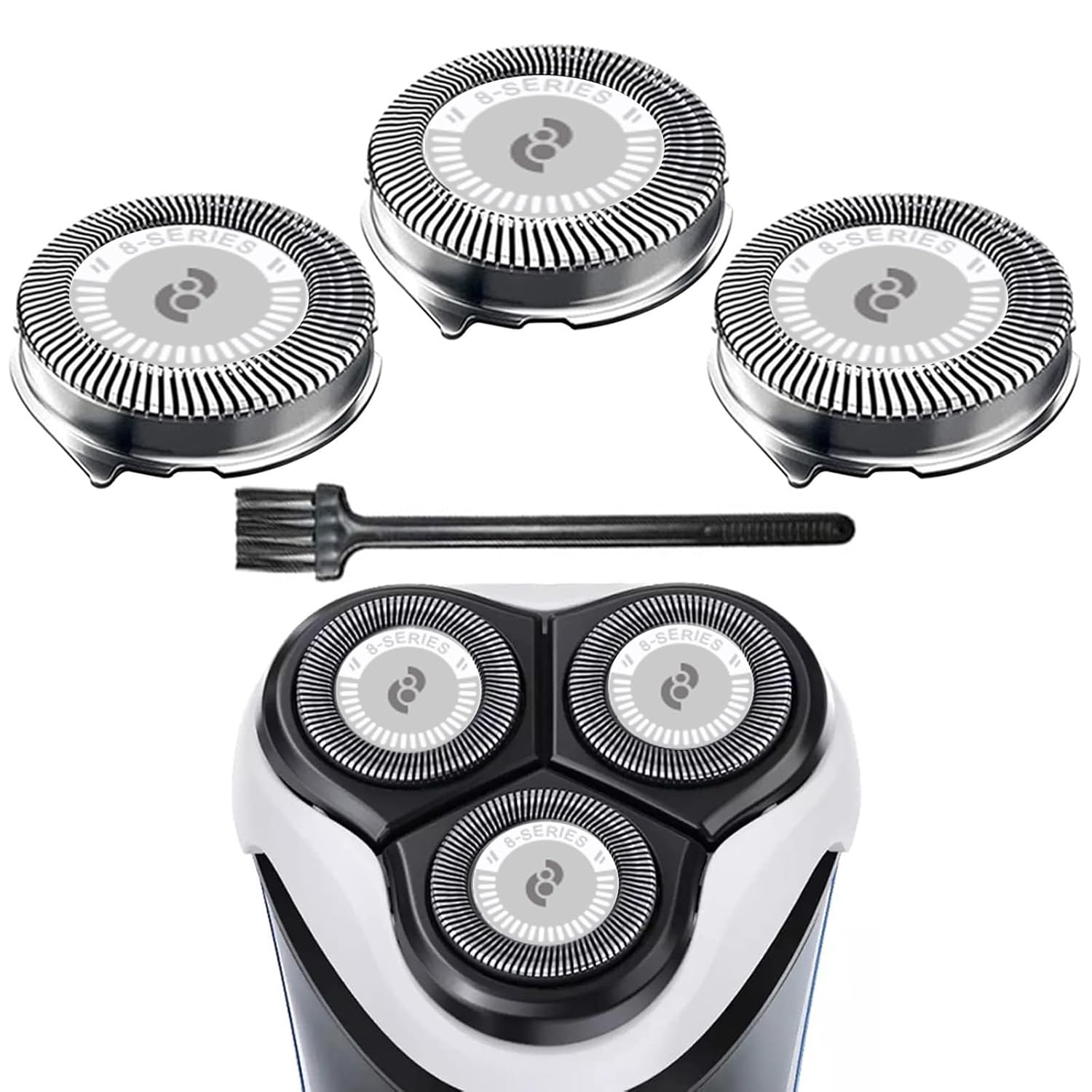 HQ8 Replacement Heads Compatible With Philips Norelco Aquatec Shaver