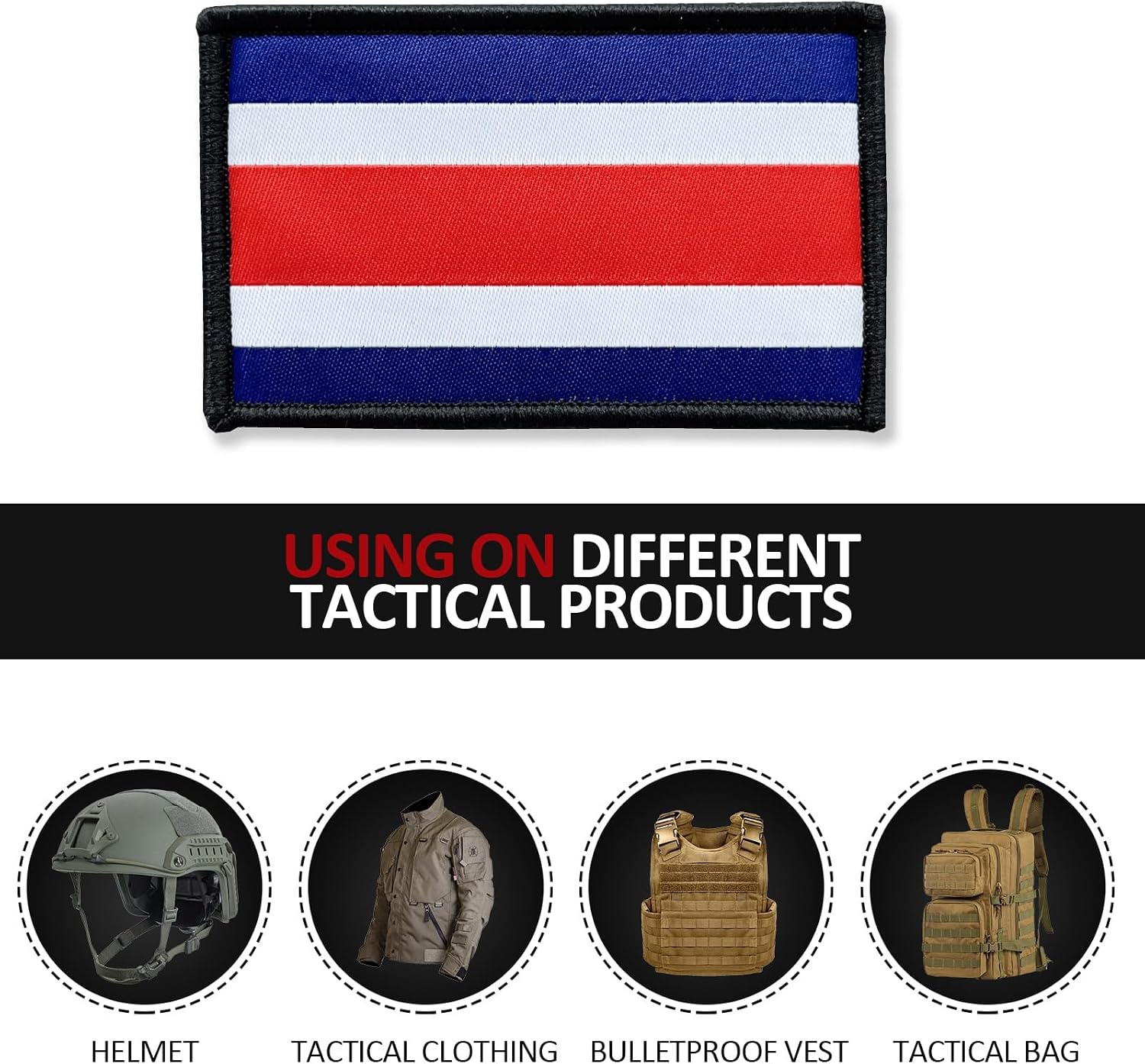 2 Pack Nicaragua Flags Patch Nicaraguans Flag Patches Patriotic Military Team Tactical Patch 3×2 Inch