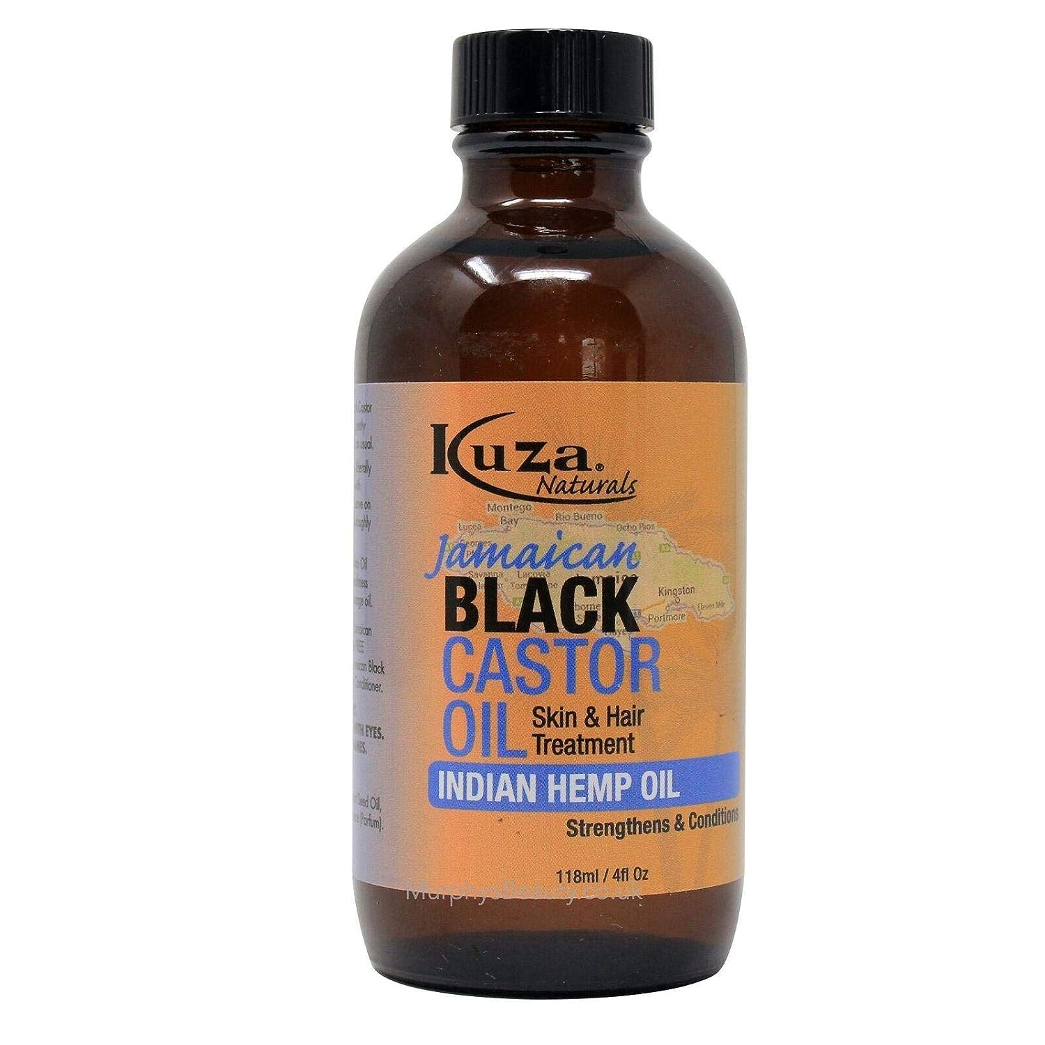 Kuza Jamaican Black Castor Oil Skin & Hair Treatment - Extra Dark, 4 fl oz