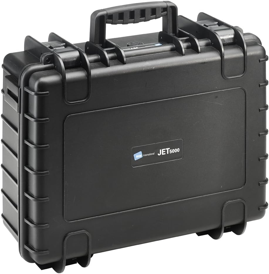 B&W International Jumbo 6700 Outdoor Tool Case with Pocket Tool Boards, Black
