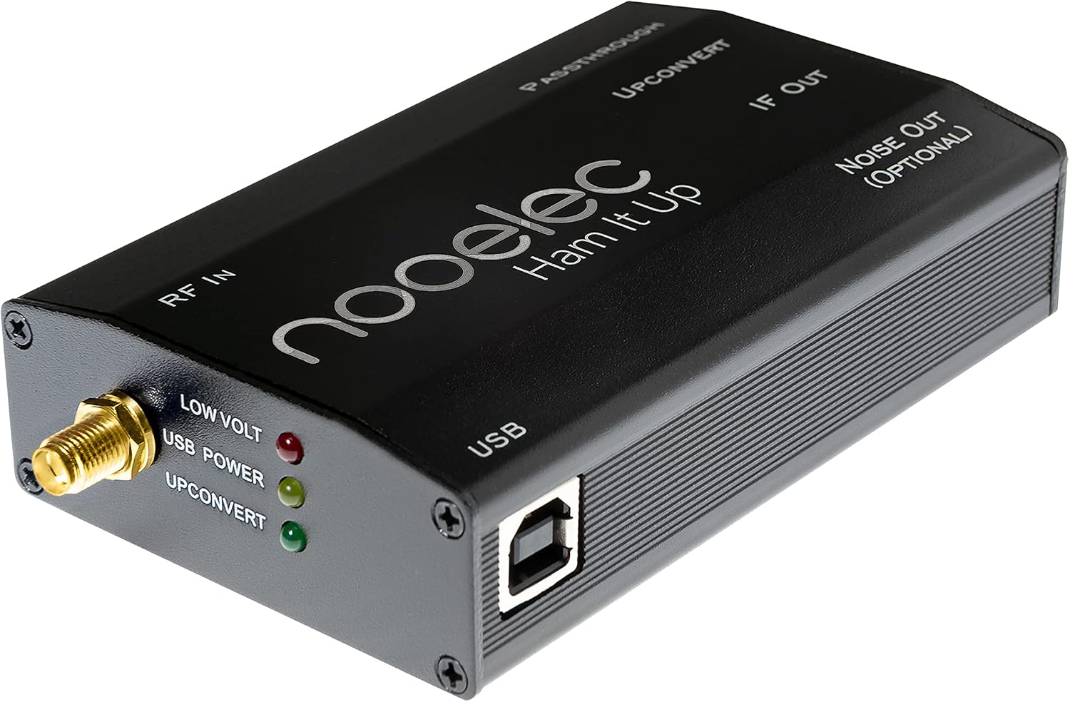 Nooelec NESDR Smart HF Bundle: 100kHz-1.7GHz Software Defined Radio Set for HF/UHF/VHF Including RTL-SDR, Assembled Ham It Up Upconverter, Balun