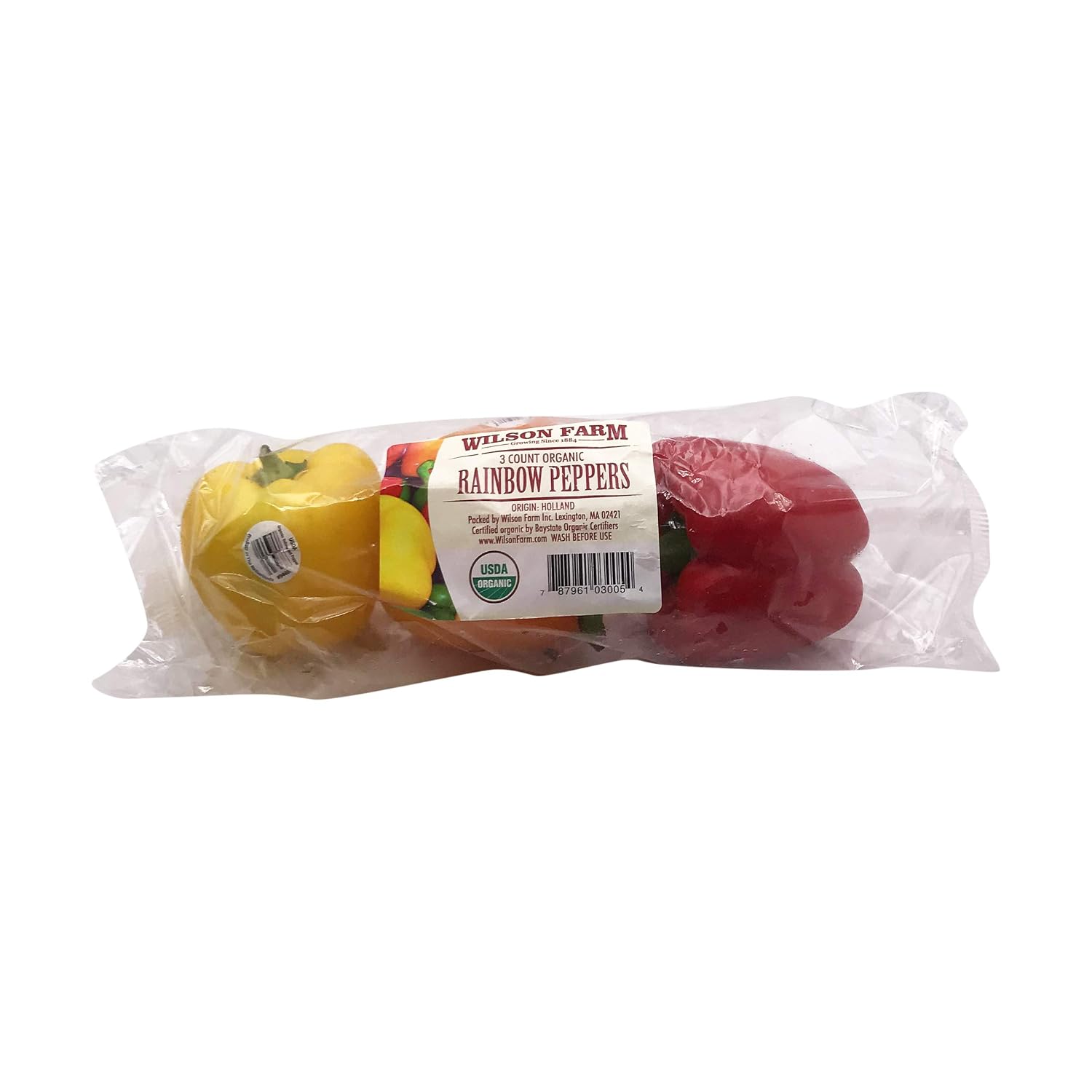 Organic Rainbow Pepper Bag, 3 Count