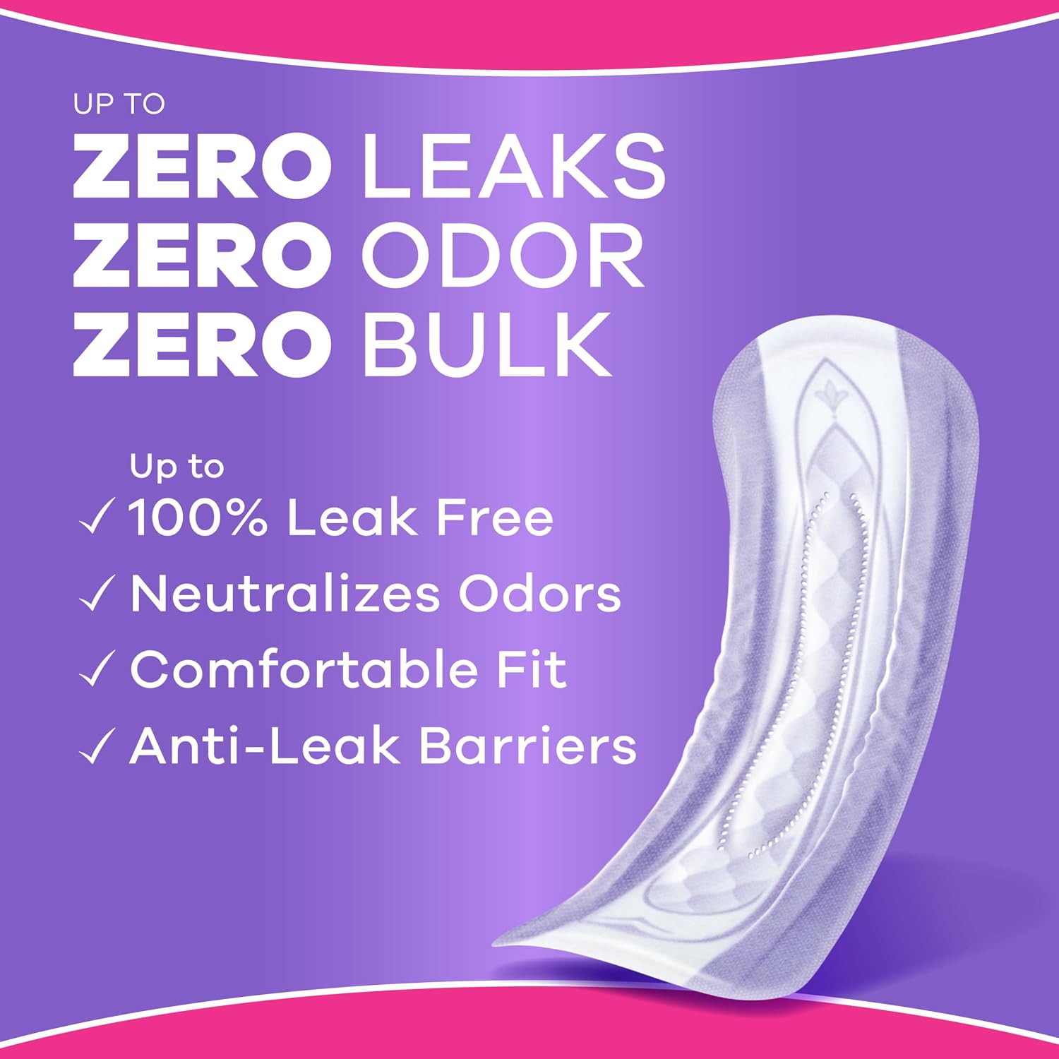 Always Discreet Adult Incontinence Pads for Women, Drier, 4 Drop Long Length, Moderate Absorbency, Pads for Bladder Control Management, Bladder Leaks, & Postpartum Pads, 54ct