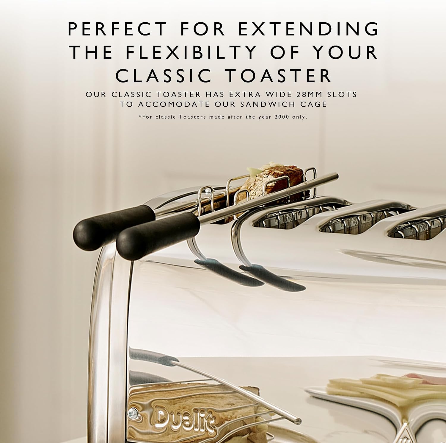 Dualit Classic Sandwich Cage for Dualit Classic Toasters | 1 x Sandwich Cage To Make Toasted Sandwiches In Your Dualit Toaster | Sandwich Cage With