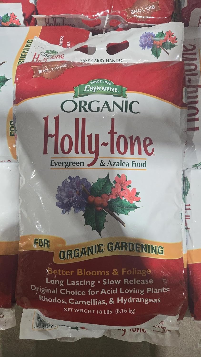 Espoma Organic Holly-Tone 4-3-4 Natural & Organic Evergreen & Azalea Plant Food, 4 lb. Bag