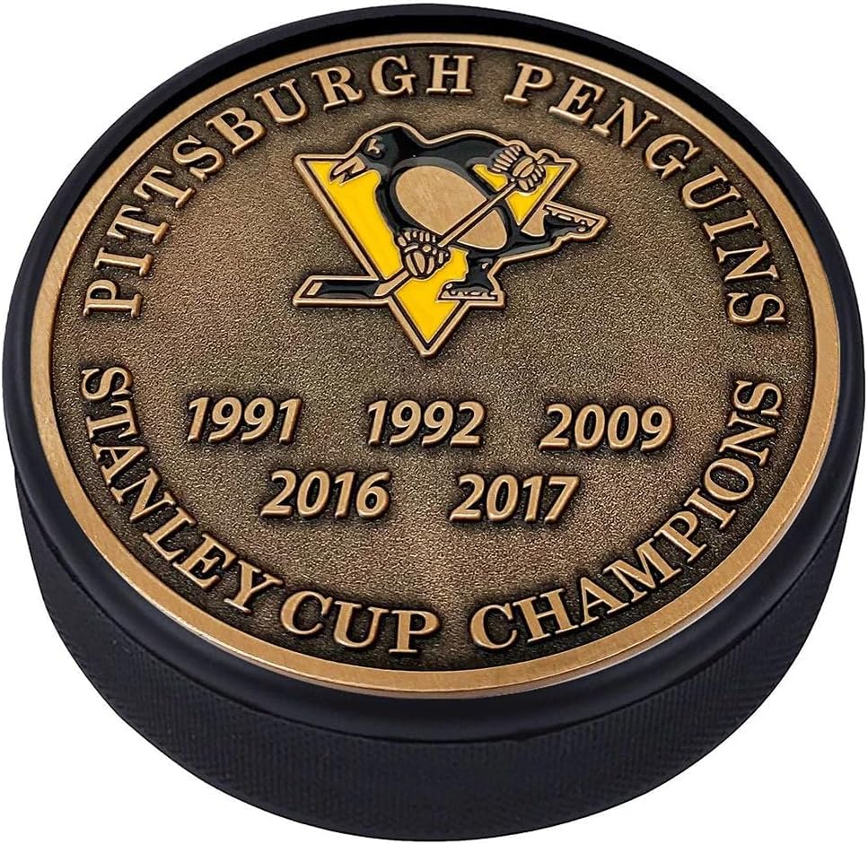 Sports Decor Stanley Cup Years Gold Medallion Puck