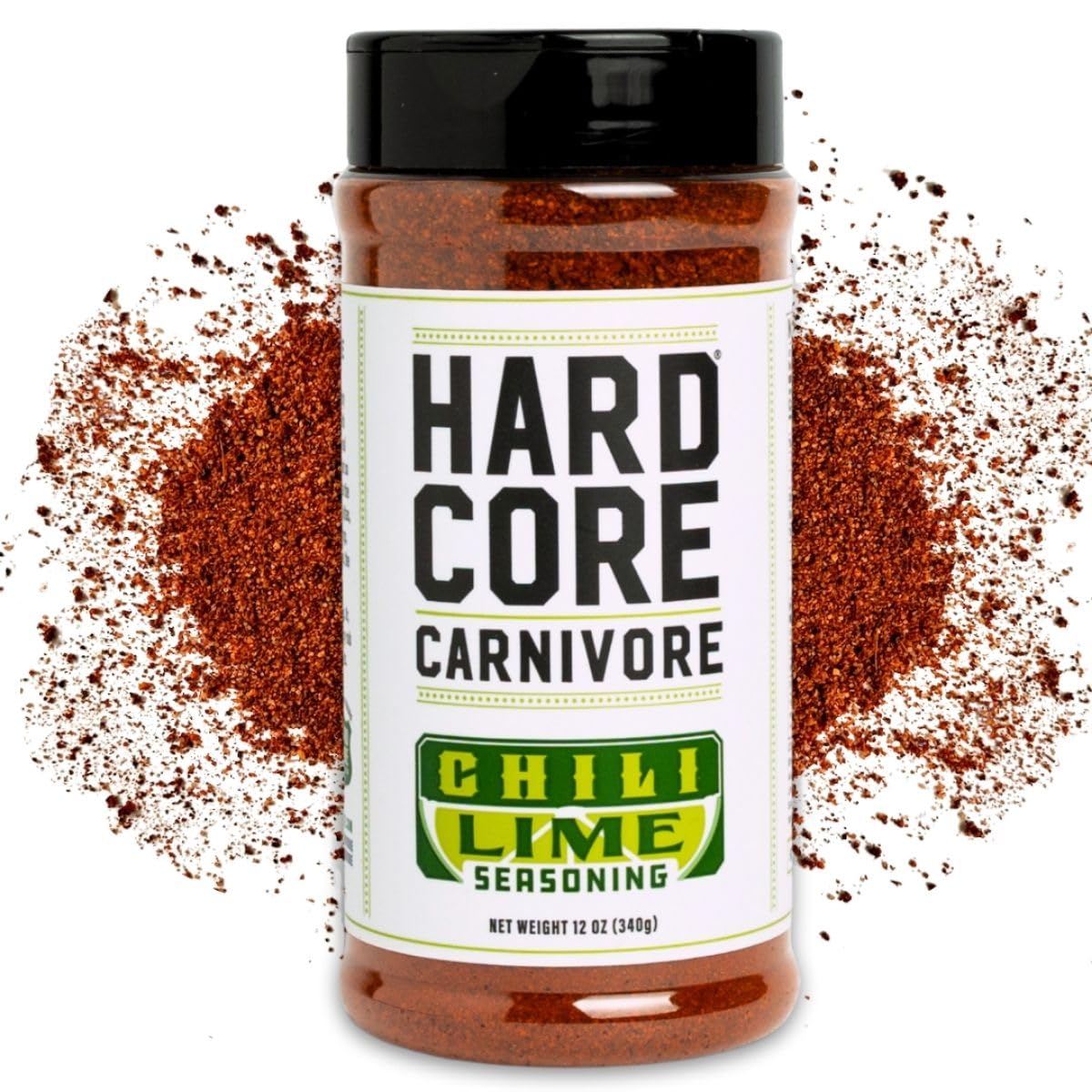 Hardcore Carnivore Black | All-Purpose Beef Seasoning Rub, 13oz Shaker