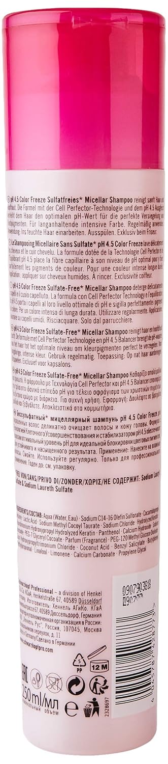 Schwarzkopf BC pH4.5CF Sulfate-free SHP250ml