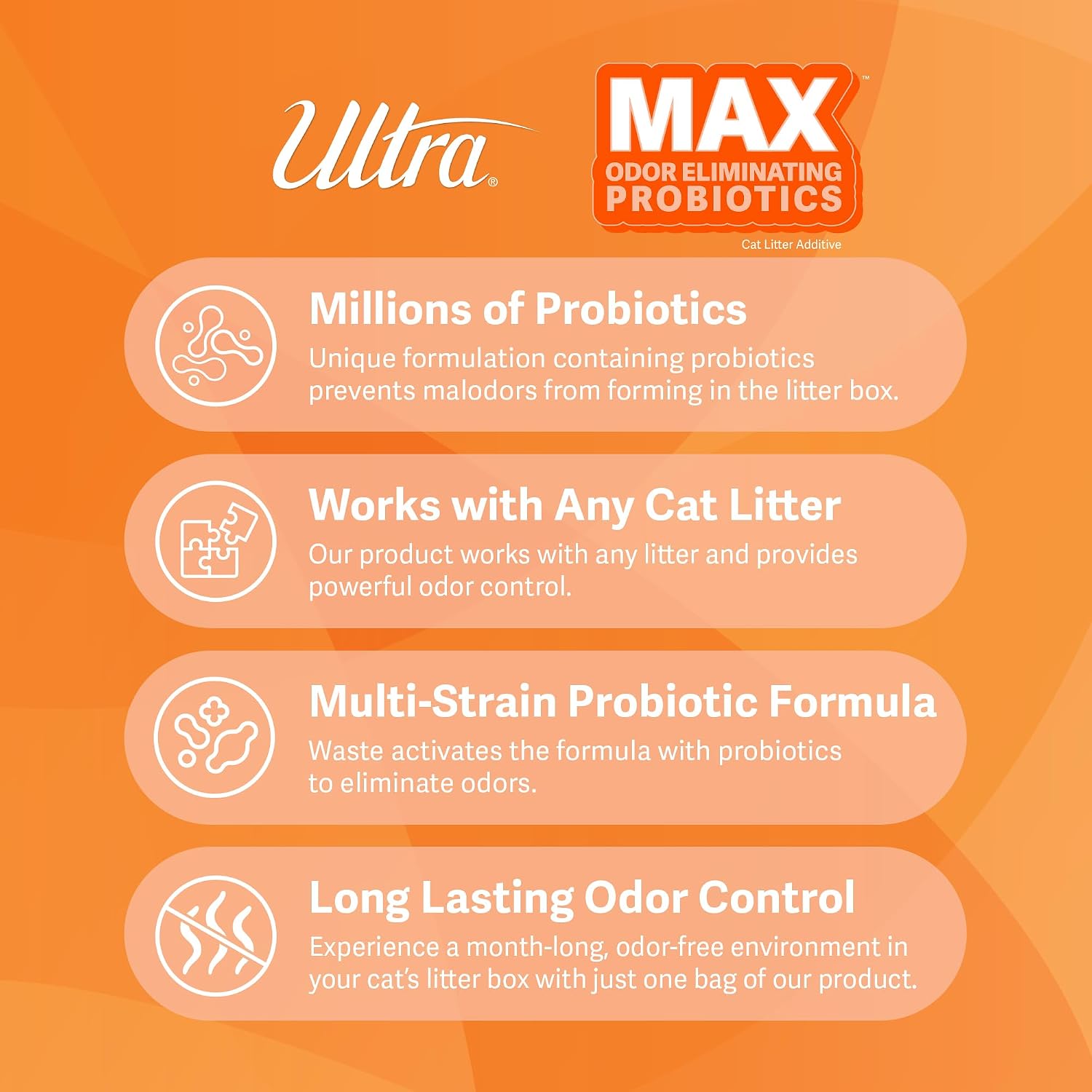 Ultra by Cat's Pride Micro Crystals Litter with 30-Day Odor Control, 5lbs