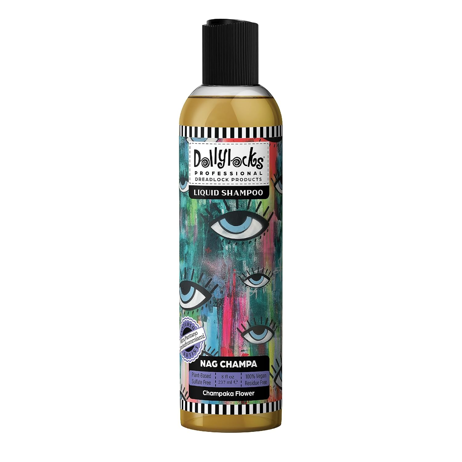 Dollylocks Clarifying Liquid Shampoo | Rosemary Peppermint Lemon | Paraben-free, Plant-Based, Vegan, Residue-Free Loc, Braid, Dreadlock Care | All hair types | 8oz