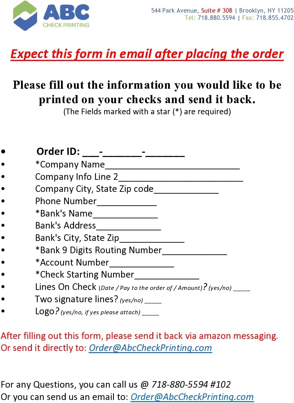 ABC Computer Checks Compatible w/QuickBooks, Checks on Top, Gray Linen (100 Sheets)
