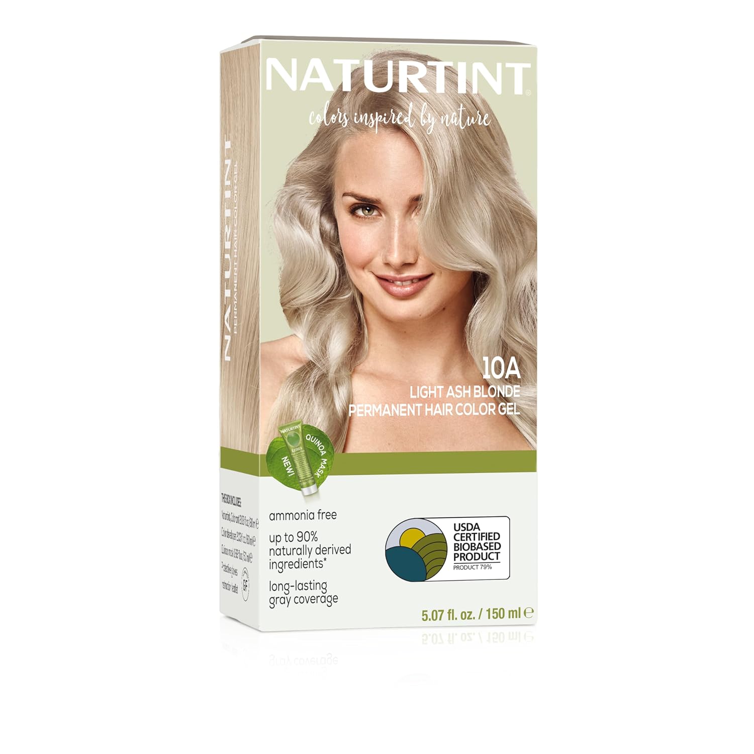 Naturtint 9N Honey Blonde Permanent Hair Color (Pack of 1), Ammonia Free, Vegan, Cruelty Free, up to 100% Gray Coverage, Long Lasting Results (Packaging may vary)