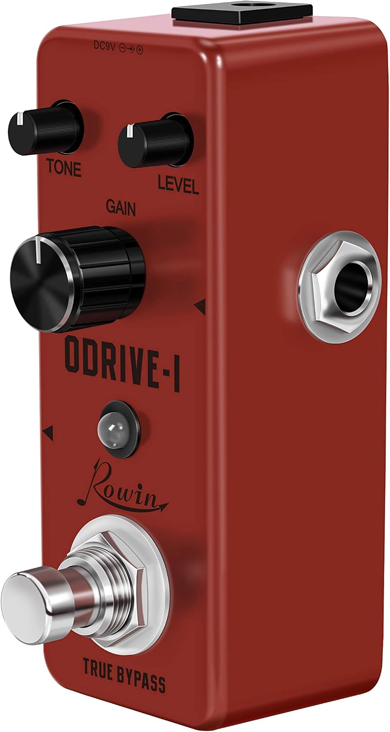 Vintage Vacuum Bluesy Guitar Effect Pedal,Electric Guitar Effect Sound Low Key Mild Clipping