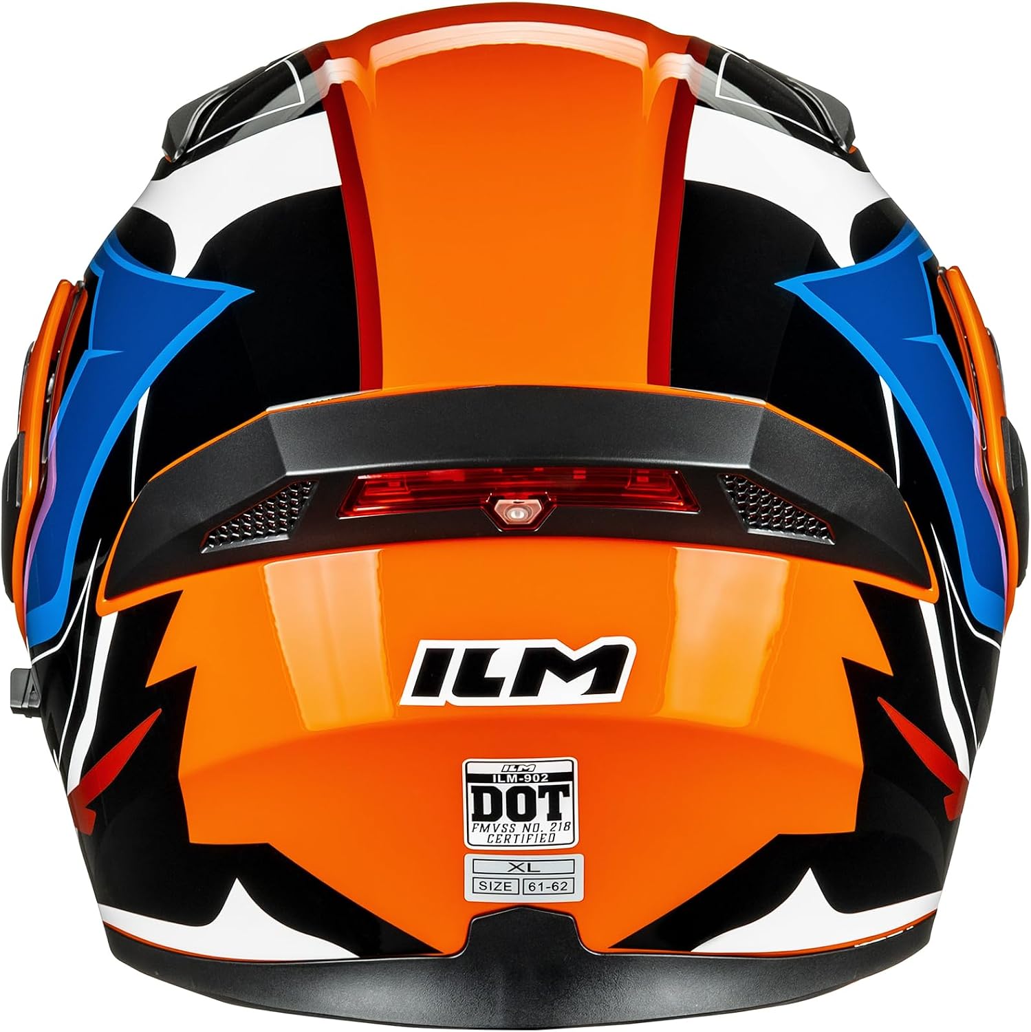 ILM Motorcycle Dual Visor Flip up Modular Full Face Helmet DOT Model 902/902L