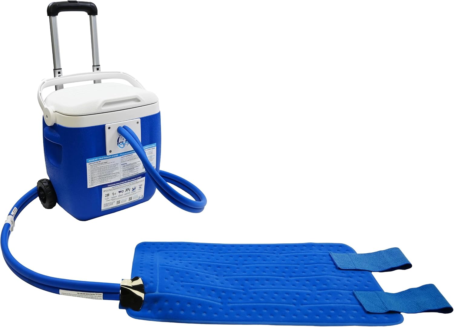 Polar Active Ice 3.0 Cold Therapy Ice Machine System w Programmable Timer, Shoulder Pad & Compression Wrap for Targeted Coverage