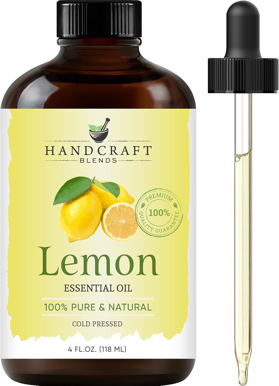 Handcraft Blends Peppermint Essential Oil – Huge 4 Fl Oz – 100% Pure and Natural – Premium Grade Essential Oil for Diffuser and Aromatherapy, Skin, Massage, Candle and Soap Making Fragrance