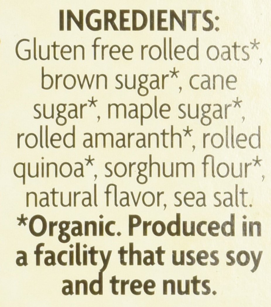 Natures Path, Oatmeal Brown Sugar Maple Gluten Free 8 Count Organic, 11.3 Ounce