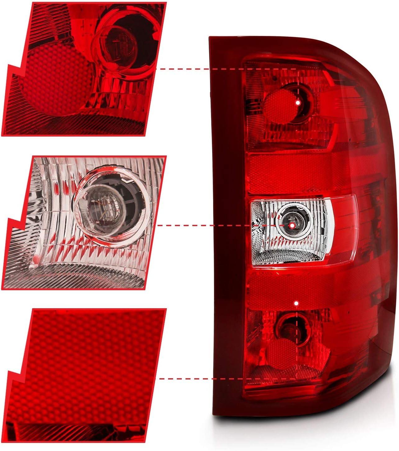 Anzo, Usa Usa 311303 Taillamps Fits Chevrolet Silverado 1500