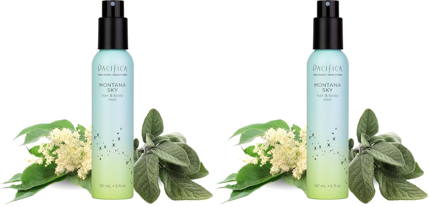 Pacifica Island Vanilla Hair Mist Perfume and Full Body Spray for Women - Fragrance Spray for A Mood-Lifting Experience, Paraben-Free, Clean Beauty No Alcohol, Vegan & Cruelty-Free, 6 oz oz
