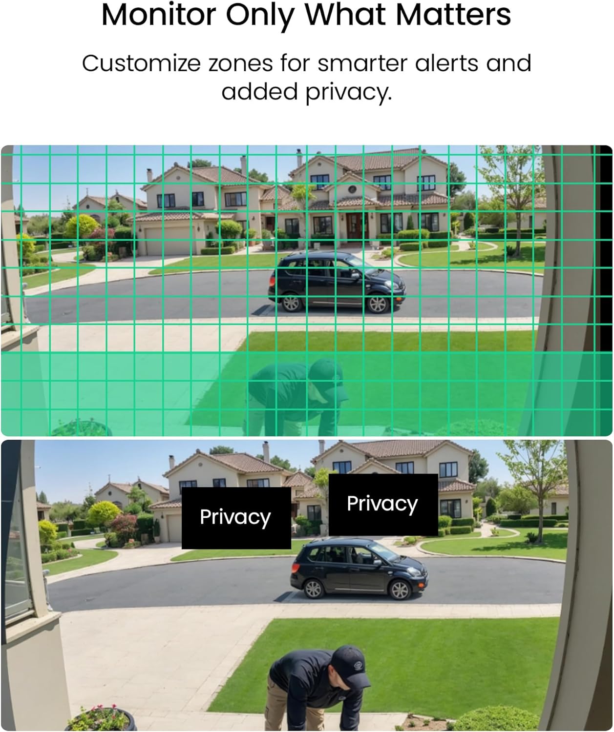 ZOSI H.265+ 8 Channel 5MP Lite Security DVR Recorder, Hybrid 4-in-1, NO HDD | AI Human Vehicle Detection, Alert Push