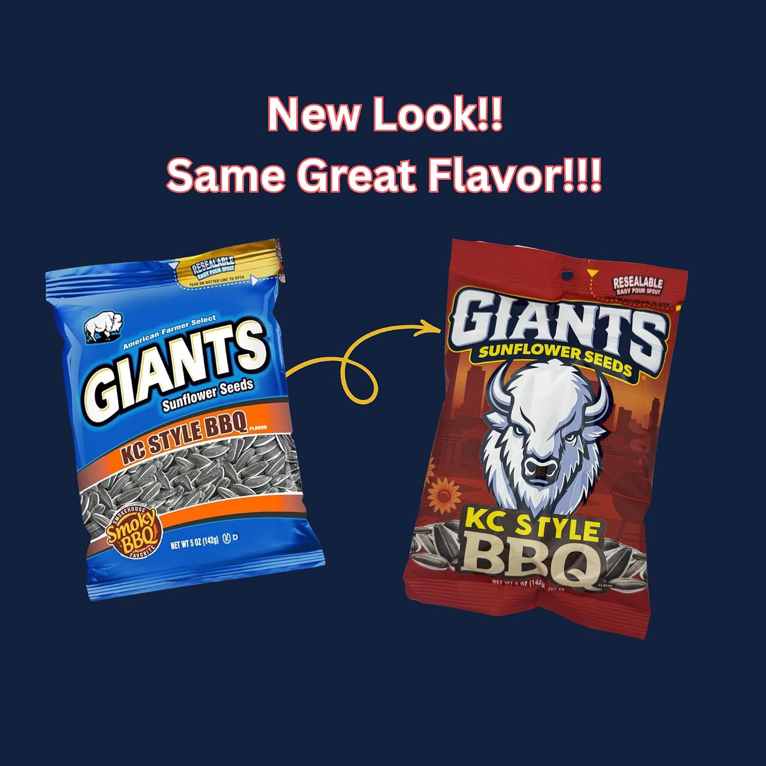 GIANTS Original Sunflower Seeds - Sunflower Seeds to Eat, Sunflower Seeds Bulk, Lightly Salted Sunflower Seeds for Eating, High Protein Snack - 5.75 oz Resealable Bags (Case of 12)