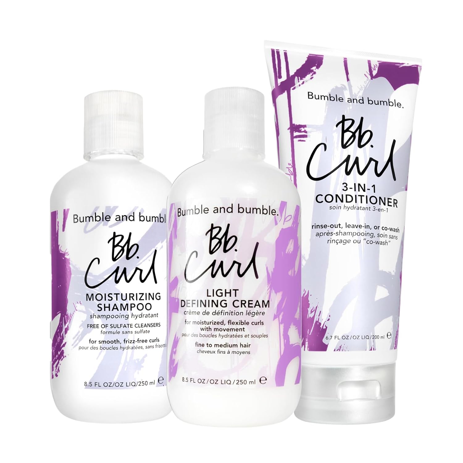 Bumble and bumble. Curl Moisturizing Shampoo | Gently Cleanses Coils, Curls, Waves | Anti Frizz | Sulfate Cleanser Free | With Jojoba