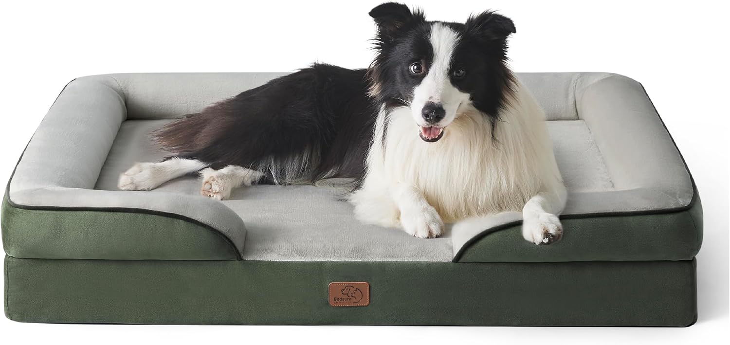 Bedsure Orthopedic Dog Beds Large Sized Dog with Removable Washable Cover