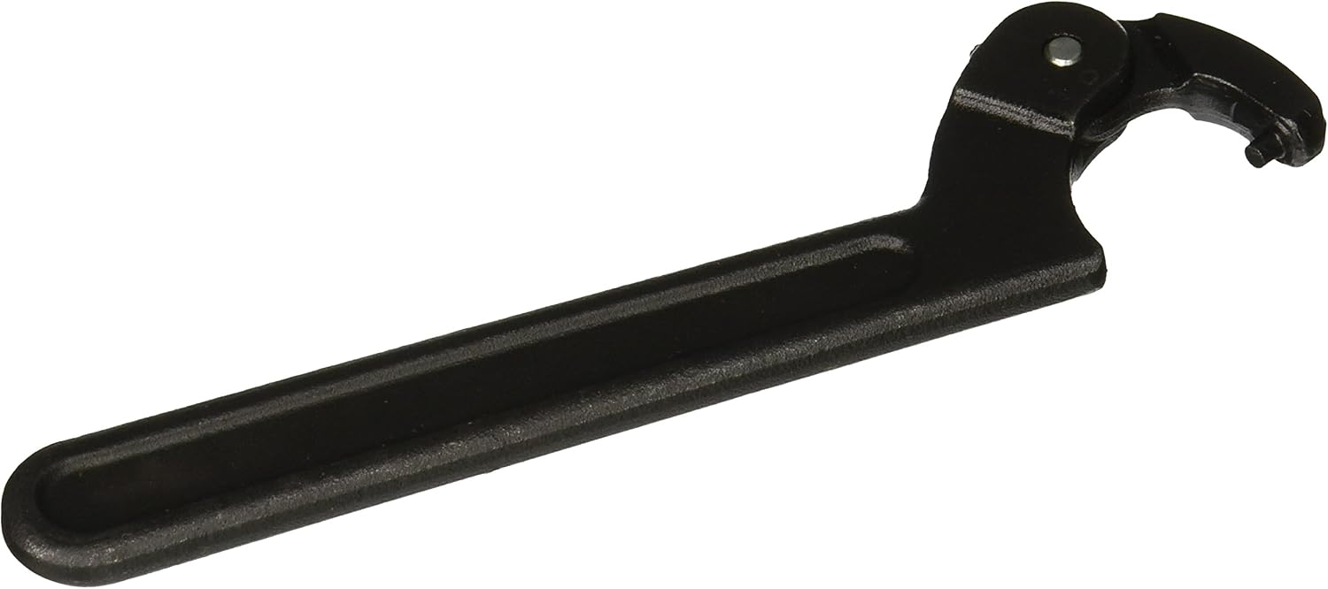Williams JHW474 Adjustable Hook Spanner Wrench with Span Diameter of 2 to 4-3/4-Inch, Ideal for Adjusting Collars, Lock Nut Rings, and Bearings