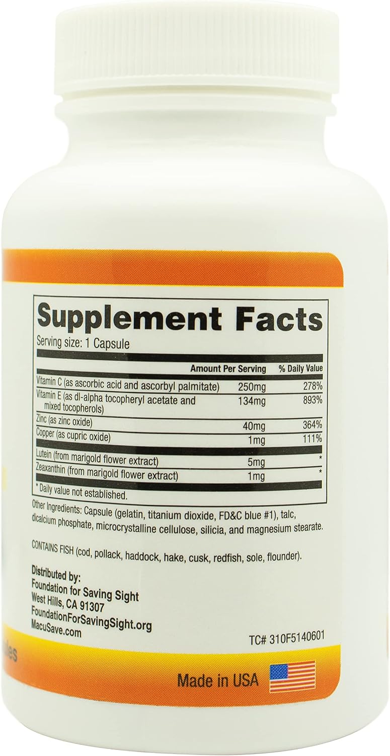 Complete Eye Vitamins and Minerals based on AREDS-2