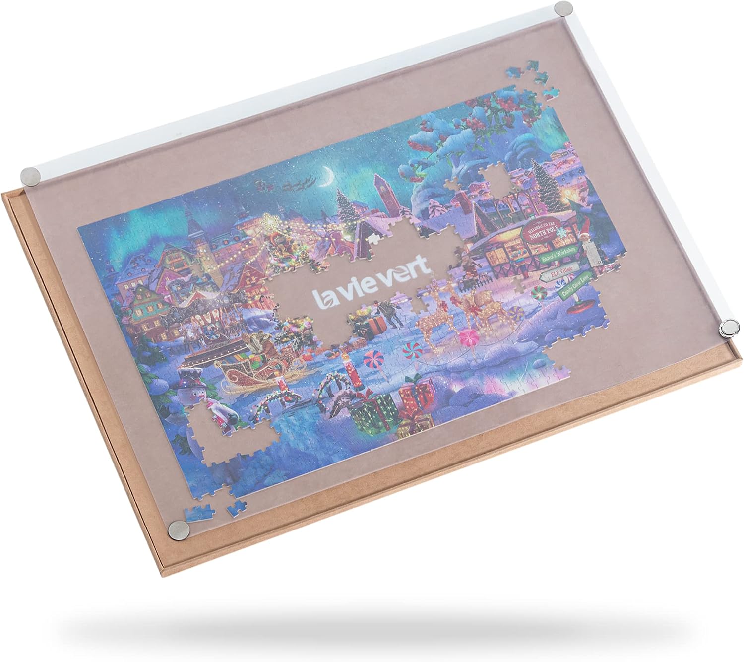 Lavievert 1000 Piece Puzzle Board, Lightweight & Portable Jigsaw Table