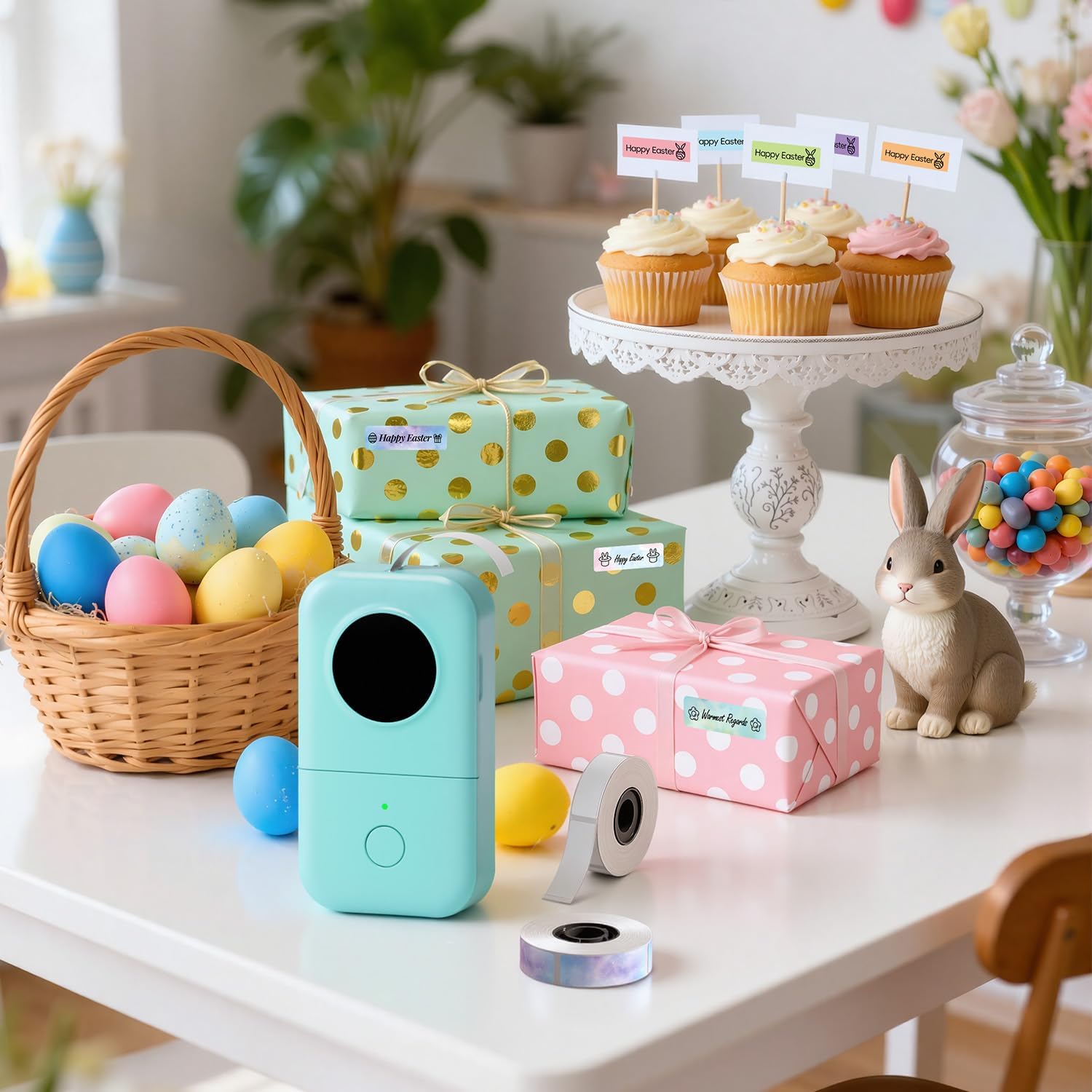 Phomemo Label Maker, D30 Bluetooth Mini Label Maker Machine with Tape