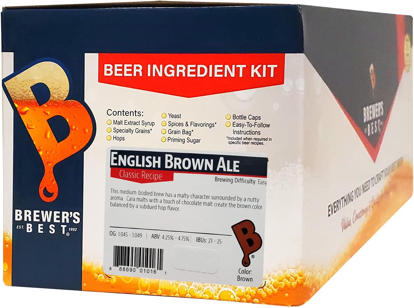 English Brown Ale Homebrew Beer Ingredient Kit