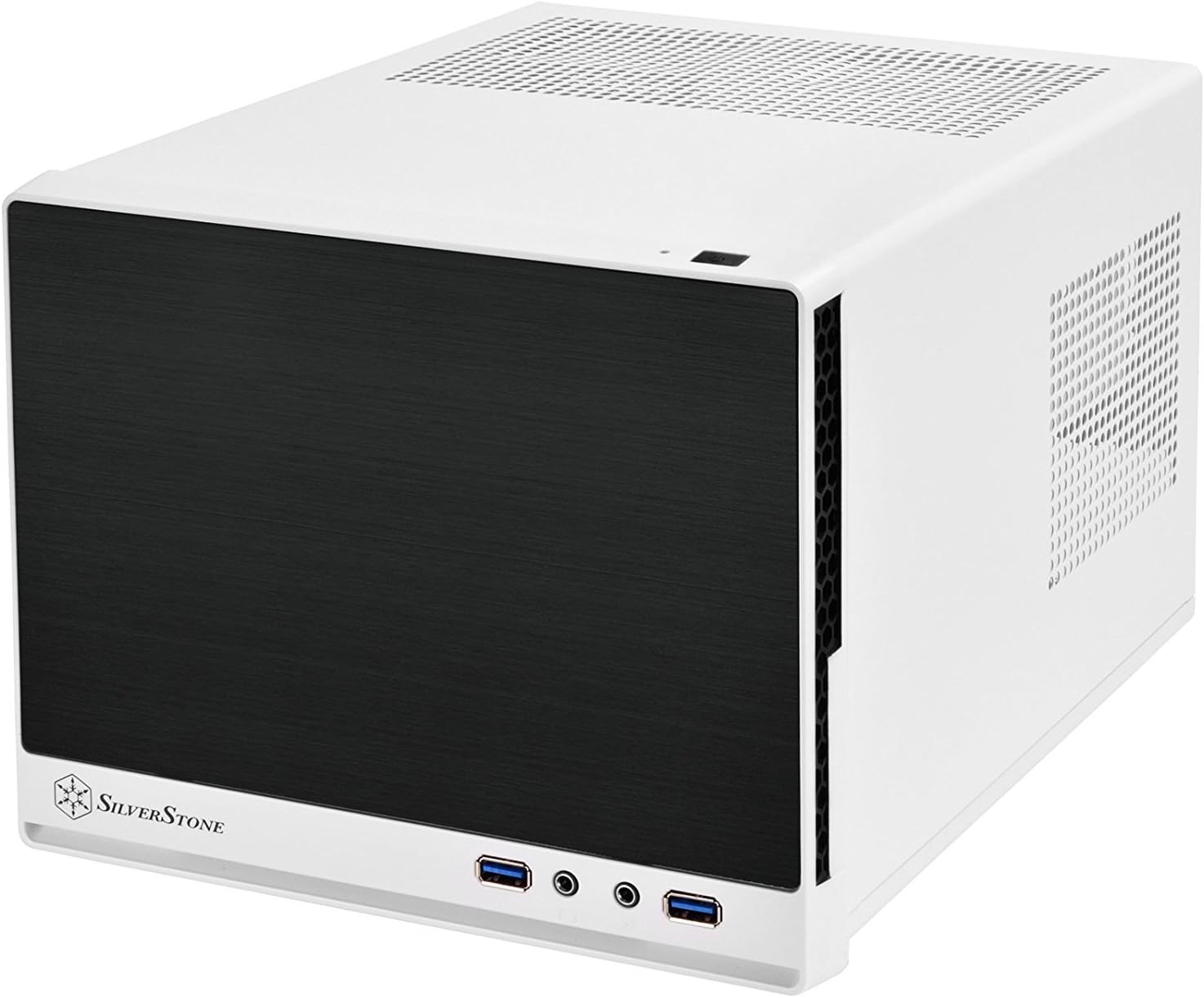 Silverstone Computer Case with Mesh Front Panel,Black (SG13B)