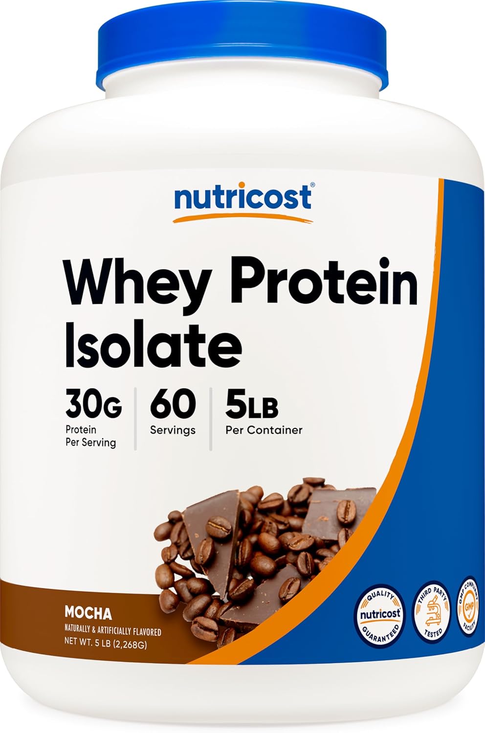 Nutricost Whey Protein Isolate Powder (Vanilla) 2LBS