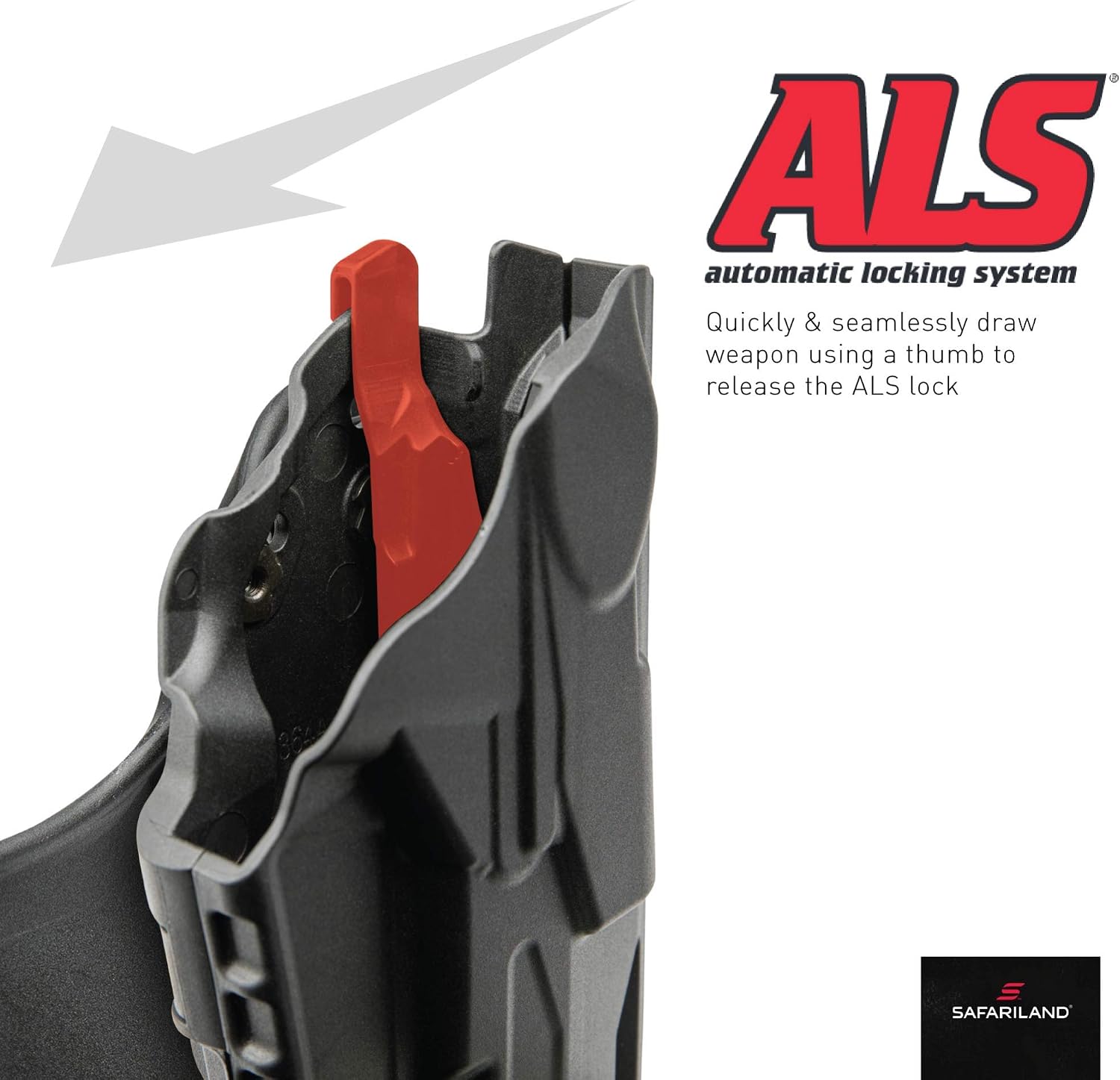 Safariland 6360 ALS/SLS Mid-Ride Duty Rated Level III Retention Holster