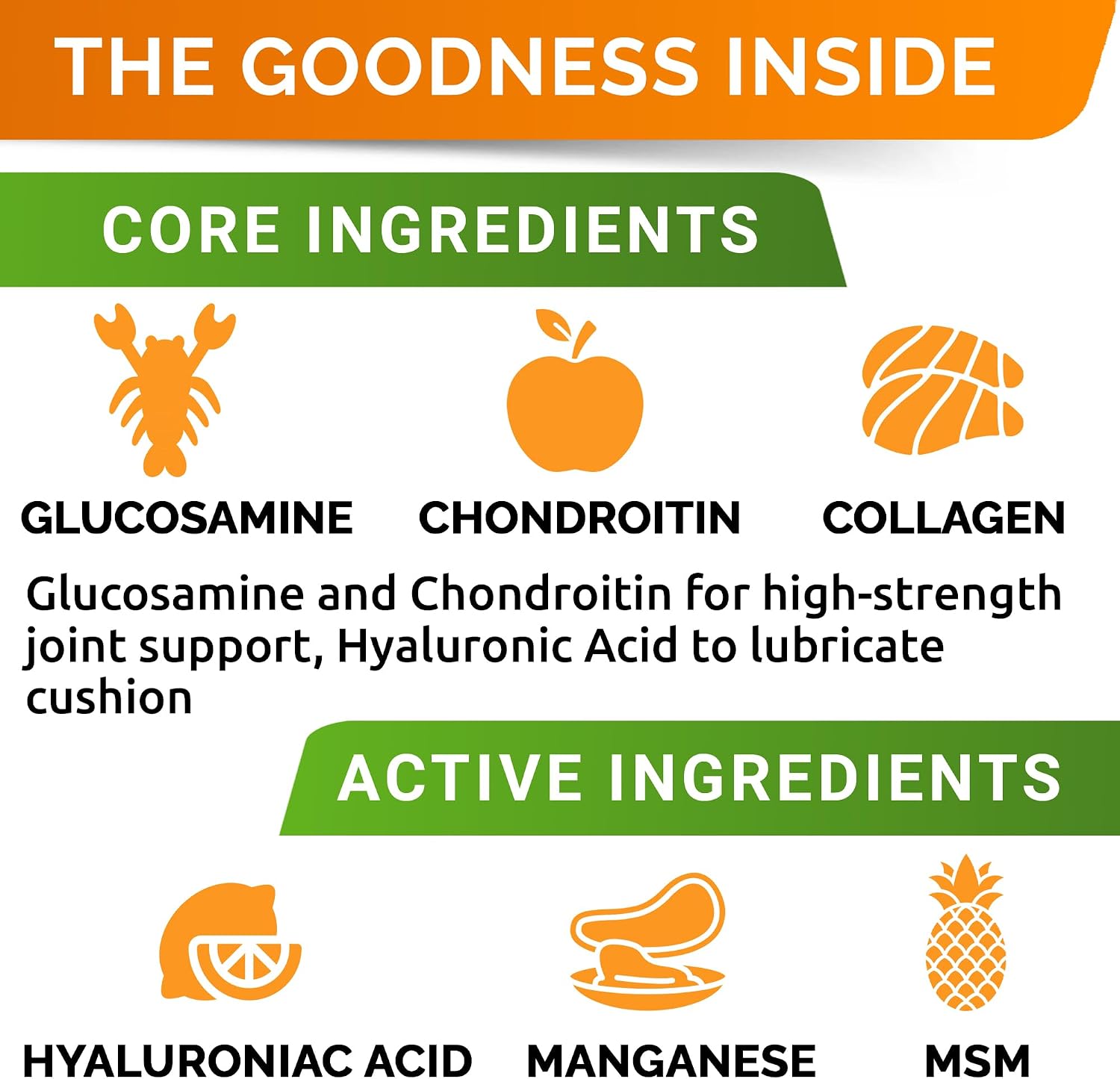 Advanced Glucosamine for Dogs, Chondroitin & MSM Hip Joint Supplement Chews