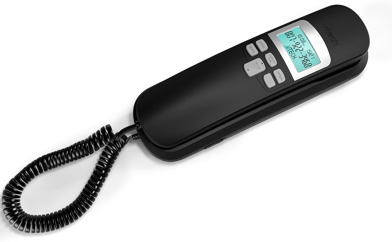 VTech CD1113 Corded Phone for Home Office - Easy-to-Use Telephone with Caller ID/Call Waiting, 13 Speed Dial Keys, No AC Power Required, Flash