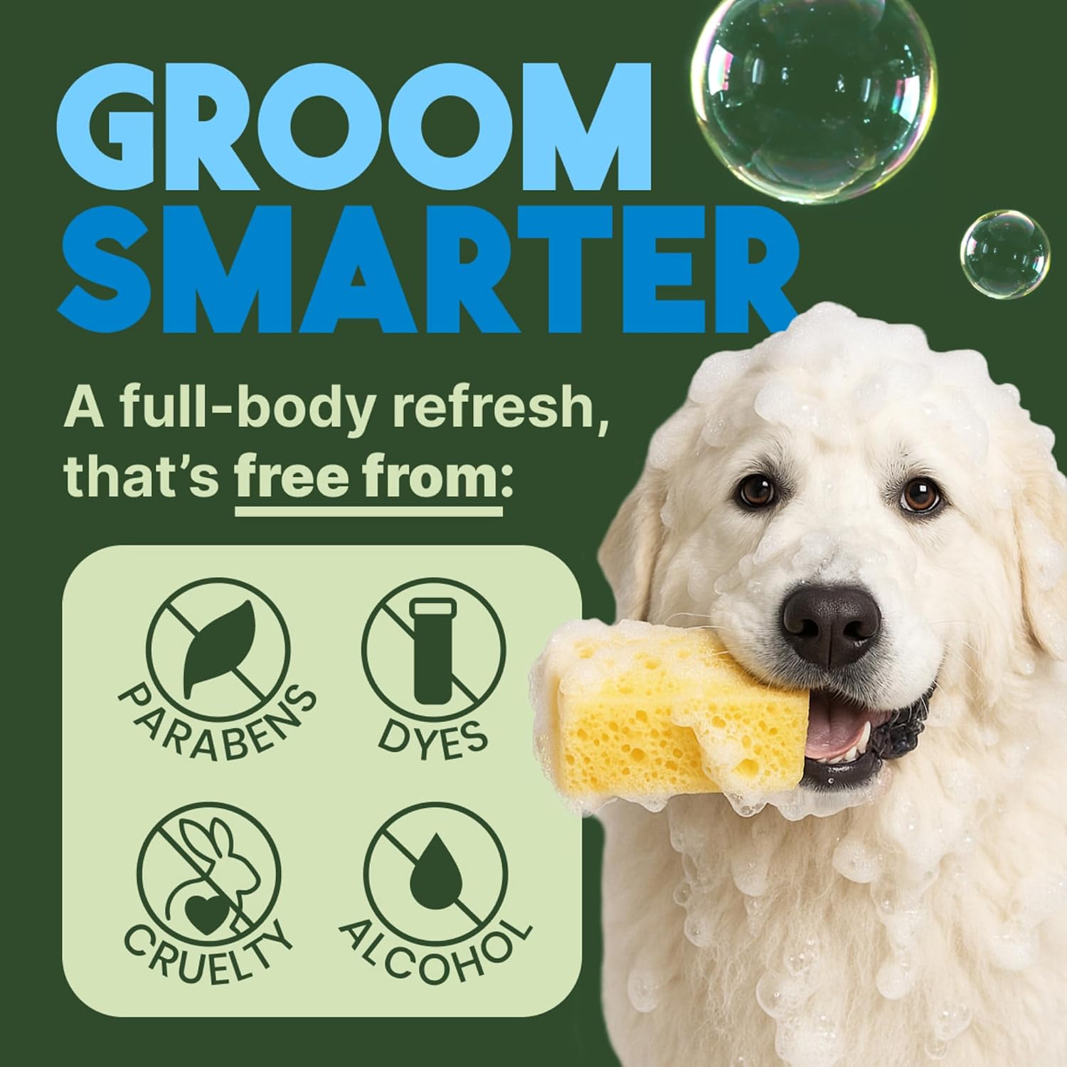 TropiClean Deodorizing Dog Shampoo, Berry & Coconut Scent, 2.5 Gallon